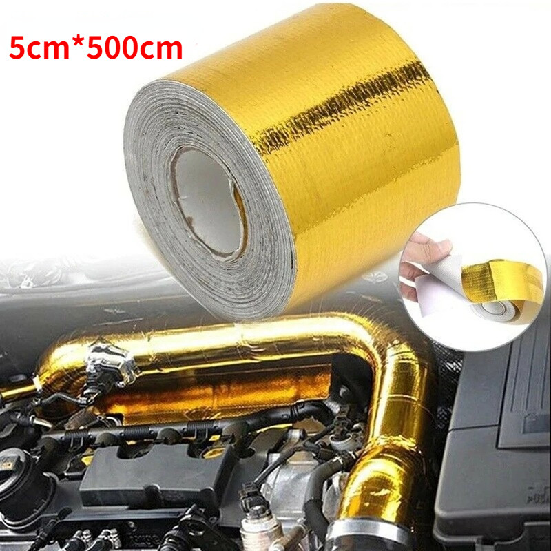 3 värvi Mootorrataste heitgaaside soojuslindi mähis summuti termoteip auto universaalne motokrossi modifitseeritud isolatsiooni kaitseteip