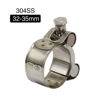 ZS MOTOS motocikl od nehrđajućeg čelika 304 jedna stezna cijev za ispušnu cijev 26-63 mm stezaljka za ispušni prigušivač