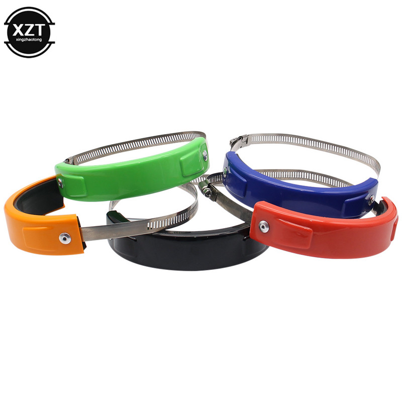 Accesorii universale pentru motociclete XZT 100-160 mm Protector rotund pentru țeavă de eșapament Inele de fixare