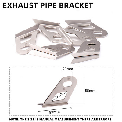 Various Size Universal Support Type Z Silencer Holder Mounting Clamp Bracket for Motorcycle Exhaust Muffler Pipe Tube