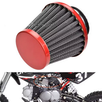 1 бр. Мотоциклетен въздушен филтър 35-50 мм гъбена глава, миеща се за Suzuki Honda Yamaha Kawasaki Dirt Bike аксесоар