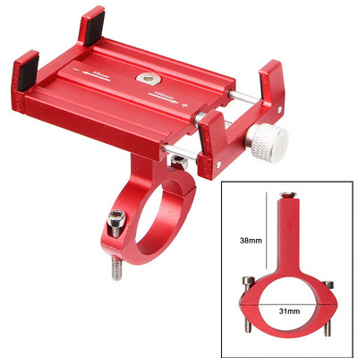Dviračio mobiliojo telefono laikiklis aliuminio lydinio navigacinis dviračio telefono laikiklis MTB keliui, skirtas iPhone Samsung Xiaomi stovo priedai