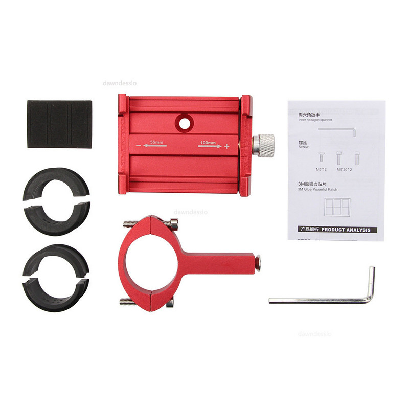 Dviračio mobiliojo telefono laikiklis aliuminio lydinio navigacinis dviračio telefono laikiklis MTB keliui, skirtas iPhone Samsung Xiaomi stovo priedai
