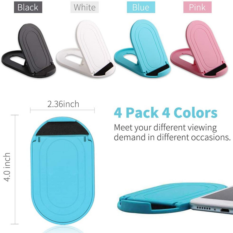 Mobiltelefon tartó Univerzális hordozható asztali mobiltelefon tartók Több szögben állítható táblagép állvány iPhone Xiaomi Samsung készülékhez