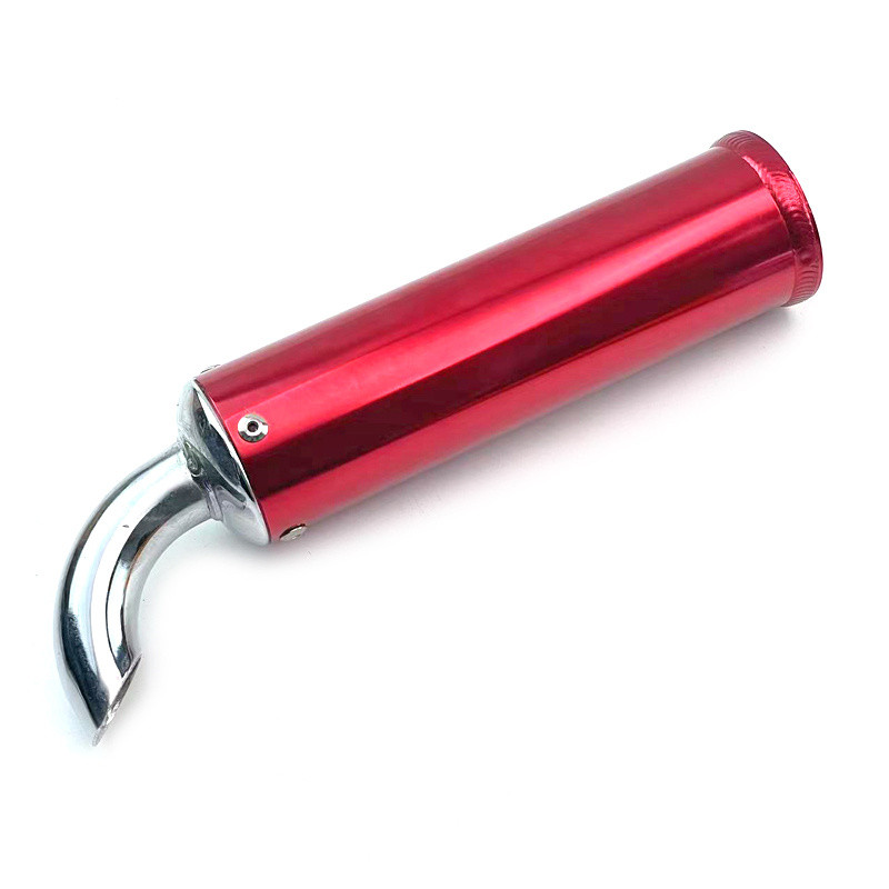 Toba de esapament universala din metal 60X200MM pentru curse de motociclete Toba de esapament silencios