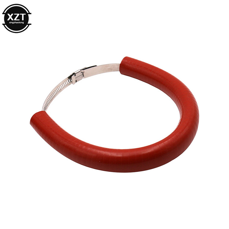 Universali motociklo ovali išmetimo apsauga gali uždengti variklio purvo dviračio priedus Silikoninė apsauga nuo karšto 250 350 450 500 CC