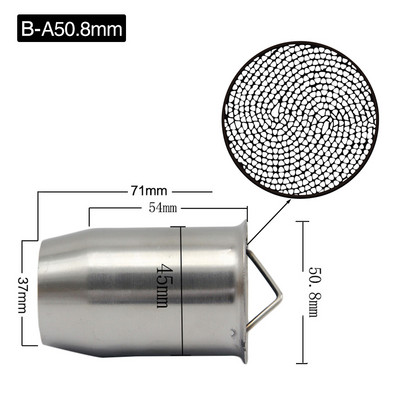 ZS MOTOS 51 mm 60 mm sisselaskeava mootorratta väljalaske summuti reguleeritav DB Killer summuti müra heli eemaldaja eesmine katalüsaator