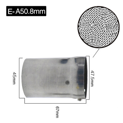 ZS MOTOS 51 mm 60 mm sisselaskeava mootorratta väljalaske summuti reguleeritav DB Killer summuti müra heli eemaldaja eesmine katalüsaator