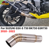 Țeavă de legătură mijlocie modificată de evacuare pentru motocicletă pentru SUZUKI GSX-S 750 BK750 GSR750 GSXS750 GSX S750 2018 2020 2021 2020 2022