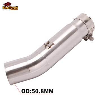 Μοτοσικλέτα Exhaust Escape Modified Mid Link Pipe for SUZUKI GSX-S 750 BK750 GSR750 GSXS750 GSX S750 2018 2020 2021 2020 2022