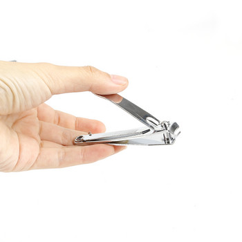 Машинка за подстригване на нокти от въглеродна неръждаема стомана с 4 размера Професионален тример за маникюр Висококачествена ножица за нокти на пръстите на краката с фиксатор на щипка