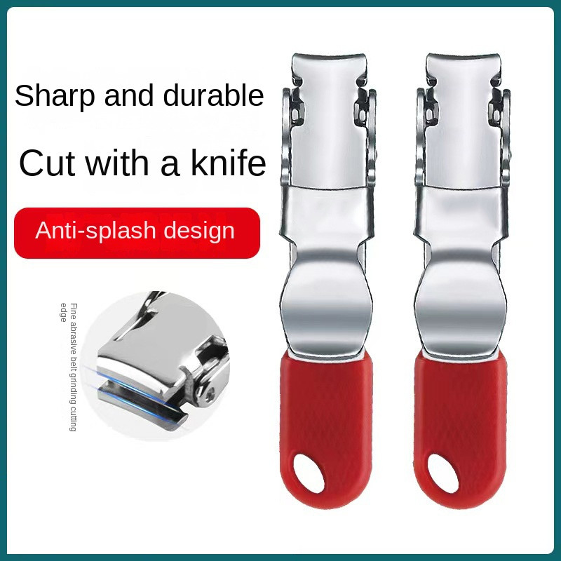 Foarfece profesionale pentru unghii din oțel cu conținut ridicat de carbon, centură abrazivă fină pentru șlefuire a marginilor Master Materiale confortabile pentru unghii pentru profesioniști