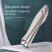 1 tk No Splash küünekäärid maniküür sõrme- ja varbaküünte lõikamiseks näpitsad Professionaalsed küünenaha käärid tarvikute tööriist