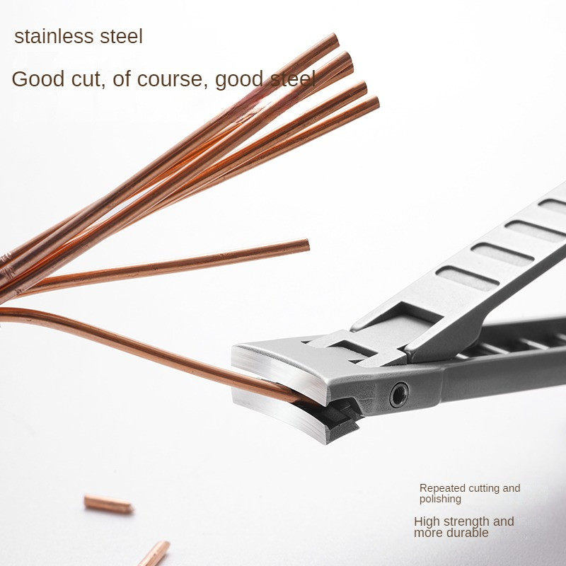 Dispozitive de tăiat unghii ultra-subțiri, pliante, portabile de călătorie, breloc pentru unghii, foarfece pentru unghii, instrumente de manichiură din oțel inoxidabil