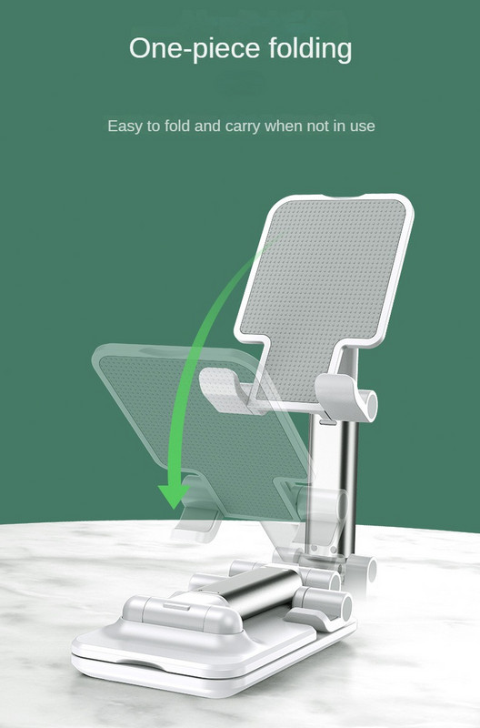 Lauaarvuti tahvelarvuti hoidik Laud Kokkupandav pikendatav mobiiltelefoni hoidik IPhone'i IPadi tahvelarvuti jaoks Huawei MI Lazy Bracket reguleeritav
