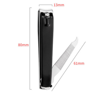 Δωρεάν αποστολή Ψαλίδι νυχιών από ανοξείδωτο ατσάλι Νυχοκόπτη νυχιών για λίμες μανικιούρ Κόφτης περιποίησης νυχιών στα δάχτυλα