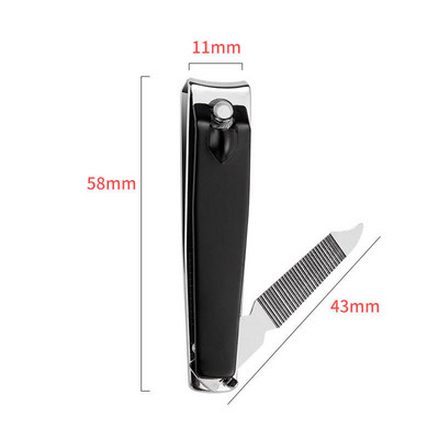 Δωρεάν αποστολή Ψαλίδι νυχιών από ανοξείδωτο ατσάλι Νυχοκόπτη νυχιών για λίμες μανικιούρ Κόφτης περιποίησης νυχιών στα δάχτυλα