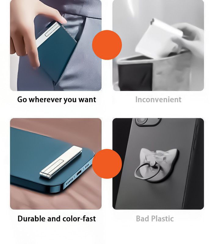 Suport magnetic pentru telefon mobil Suport de birou din metal ultra subțire Suport de montare pliabil reglabil pentru iPhone Samsung Mi Universal