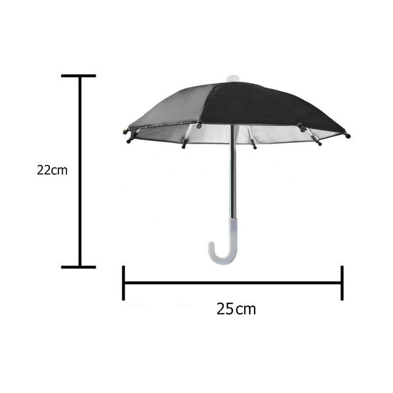 Motocikl Vožnja bicikla Držač mobilnog telefona Suncobran u boji Mini kišobran Prijenosni vodootporni nosač za lokomotivu Kišobran