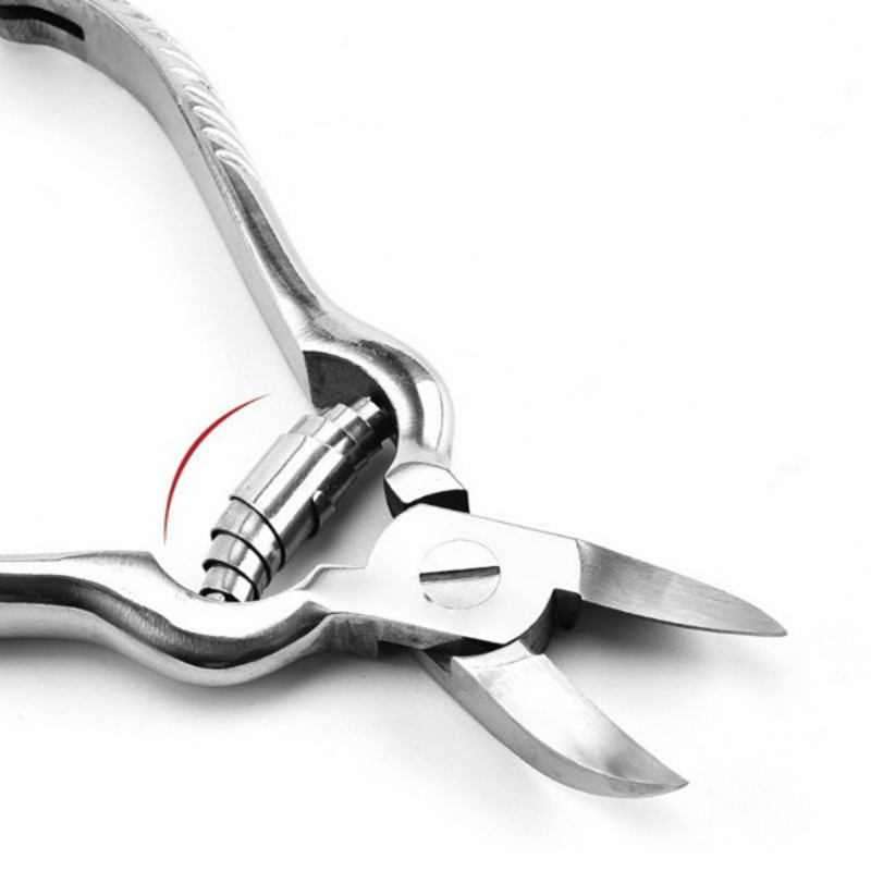 1 kom. Škare za debele ili urasle nokte na nogama, super oštre škare za nokte s dugom ručkom, profesionalni alati za manikuru i pedikuru