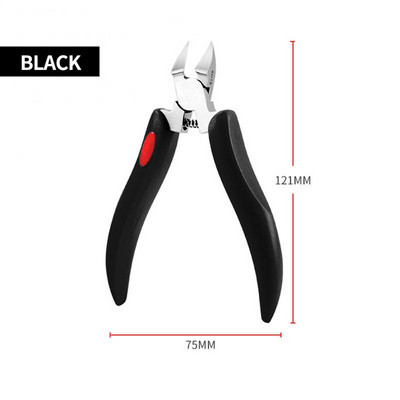 1 buc tăietoare de unghii pentru degete de la picioare, corectare a unghiilor, unghii groase, unghii încarnate, tăietoare pentru piele moartă, pentru îndepărtarea murdăriei, instrument de îngrijire pentru pedichiură