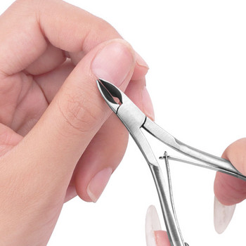 Професионална ножица за кутикула от неръждаема стомана Ножица за нокти Ноктопластика Маникюр Грижа за педикюра Подстригване Клещи Резачки Ножици за красота Инструменти