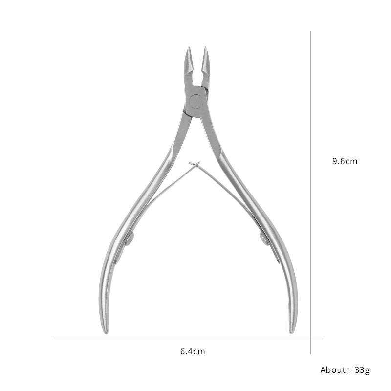 Profesionalios nerūdijančio plieno odelių nagų kirpimo mašinėlė Nagų dailė Manikiūras Pedikiūras Priežiūra Apdailos replės pjaustyklės Grožio žirklės Įrankiai