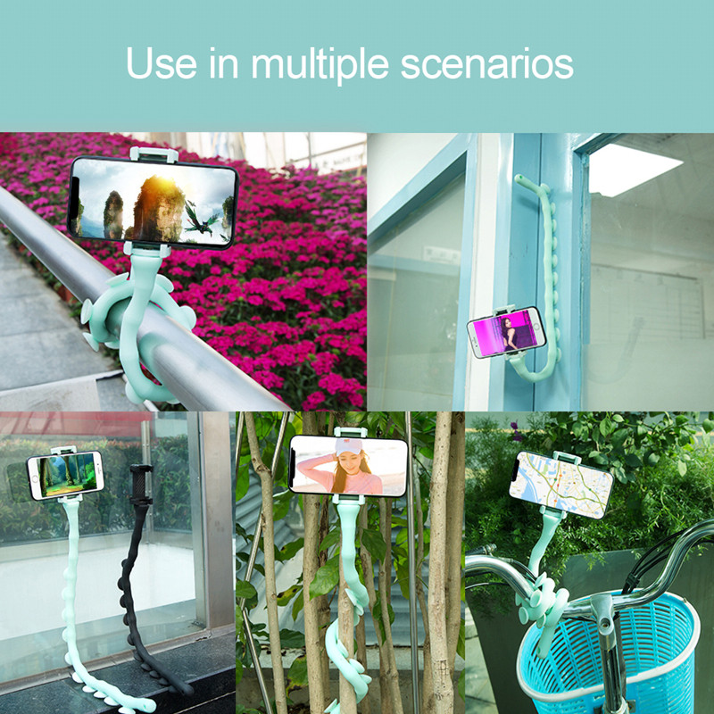 Home Wall Live Suport Nou drăguț Caterpillar Lazy Bracket Telefon mobil Desktop Bicicletă Suport mașină Worm Flexibil Ventuză