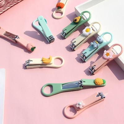 Nail Scissor Cartoon Cute Nail Clippers Cutter Colorful Kid Nail Scissor Clippers Pedicure Toe Nail Trimmer Beauty Manicure Tool