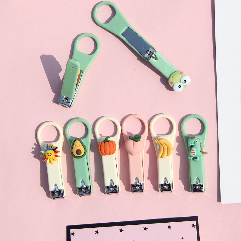 Ψαλίδι νυχιών Cartoon Cute Nail Clippers Cutter Πολύχρωμο παιδικό νυχοκόπτη πεντικιούρ Νυχοκόπτη για τα δάχτυλα Εργαλείο ομορφιάς μανικιούρ