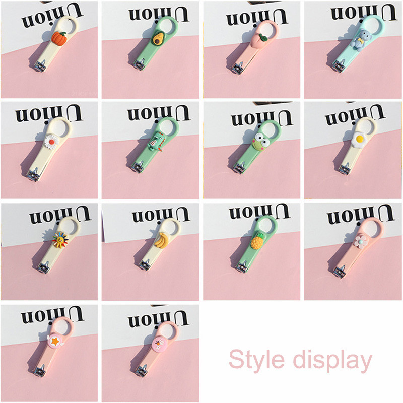 Ψαλίδι νυχιών Cartoon Cute Nail Clippers Cutter Πολύχρωμο παιδικό νυχοκόπτη πεντικιούρ Νυχοκόπτη για τα δάχτυλα Εργαλείο ομορφιάς μανικιούρ