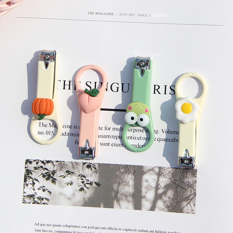 Ψαλίδι νυχιών Cartoon Cute Nail Clippers Cutter Πολύχρωμο παιδικό νυχοκόπτη πεντικιούρ Νυχοκόπτη για τα δάχτυλα Εργαλείο ομορφιάς μανικιούρ