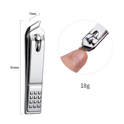 Foarfece pentru unghii de uz casnic Mărimea manichiură din oțel inoxidabil.