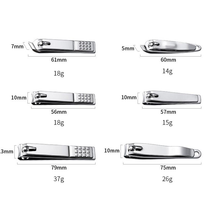 Foarfece pentru unghii de uz casnic Mărimea manichiură din oțel inoxidabil.