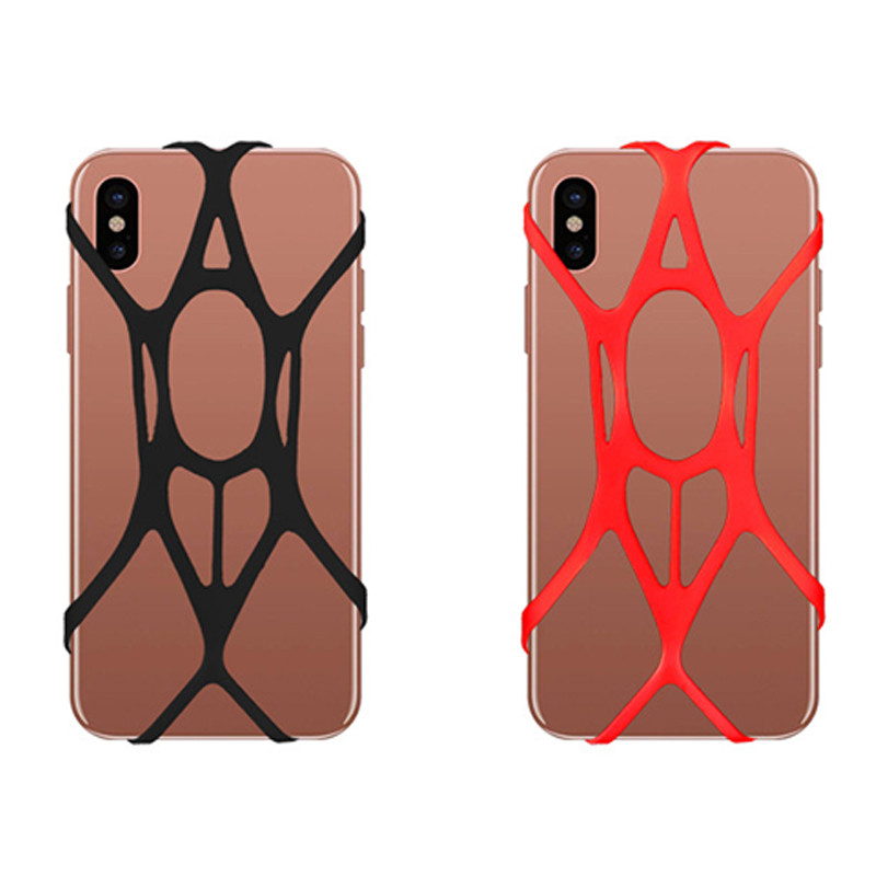 Suport telefon pentru bicicletă pentru motocicletă Elastic din silicon X Grip Web Bandă de fixare pentru telefon Curea elastică din cauciuc Navigație pentru ciclism Curea fixă pentru telefon