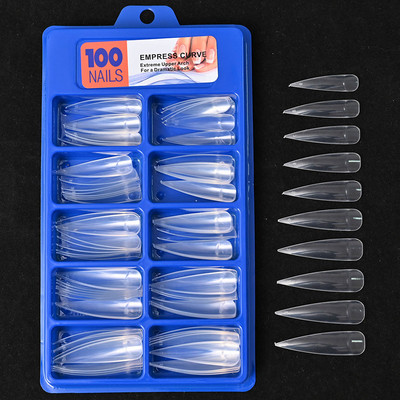 1 buc. Clipper profesional pentru arta unghiilor, tip U, cu vârfuri false, tăietor de unghii, din oțel inoxidabil, unelte colorate pentru manichiură J-1