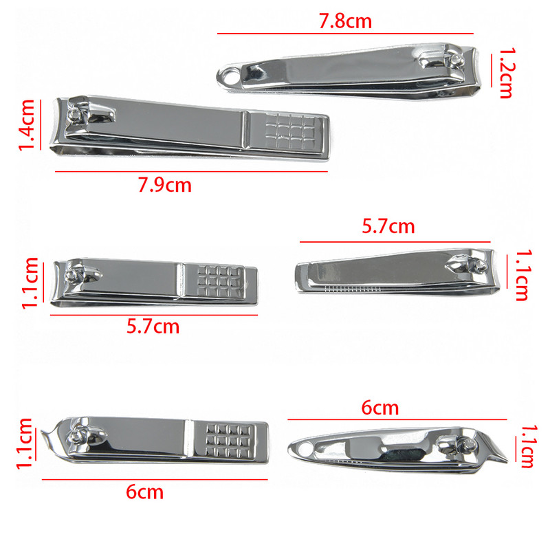 Aparat de tuns unghii Trimmer din oțel inoxidabil Cuțit Instrumente pentru manichiură Pedichiură Set profesional pentru degetele de la picioare Instrument pentru unghii Dispozitive de tuns unghii