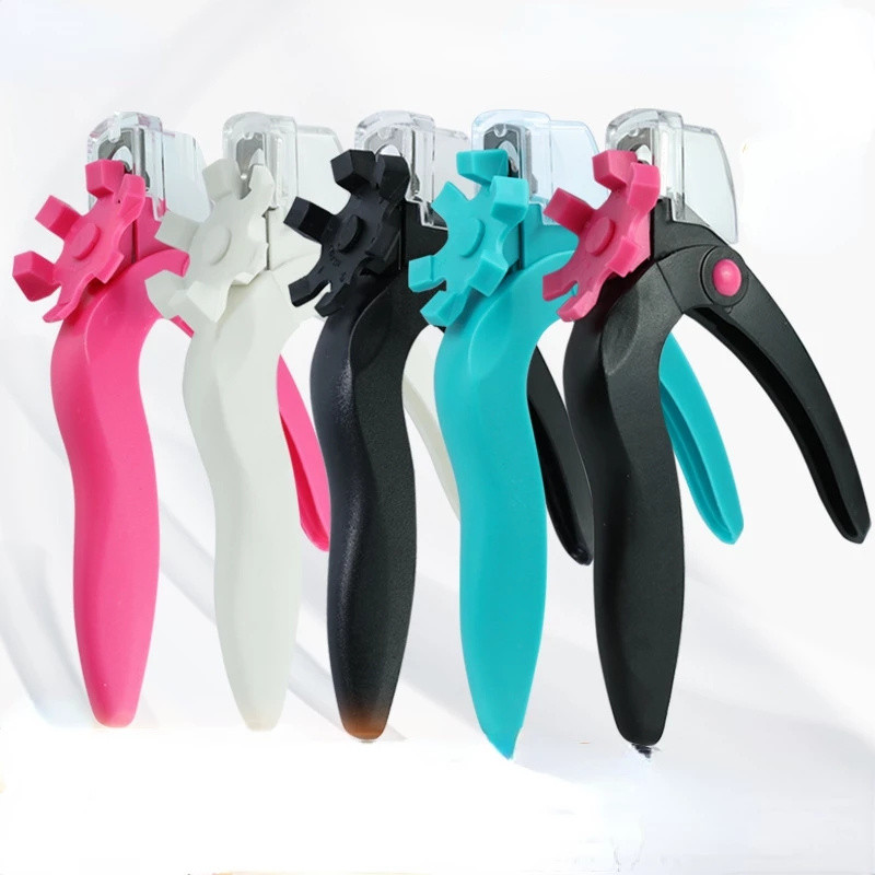 Sfaturi de tăiat unghii false cu trei tăieturi Trimmer pentru tăietor de margini Vârfuri în formă de U Dispozitive de tăiat unghii din acril Sfaturi pentru tăietor de unghii Instrumente pentru manichiură