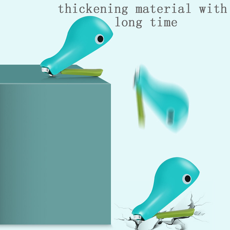 Cute Dolphin Baby Daily Nail Finger Trimmer Foarfece Nail Clippers Mini Manichiura Cutter Kit de îngrijire a unghiilor de siguranță pentru sugari pentru călătorii