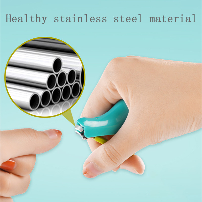 Cute Dolphin Baby Daily Nail Finger Trimmer Foarfece Nail Clippers Mini Manichiura Cutter Kit de îngrijire a unghiilor de siguranță pentru sugari pentru călătorii