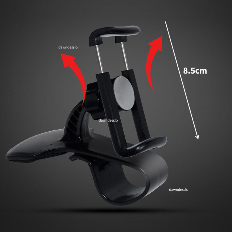 Suport pentru telefon mobil pentru mașină. Montare ușoară cu clips. Panou suport multifuncțional. Suport universal pentru panou de bord pentru navigație GPS