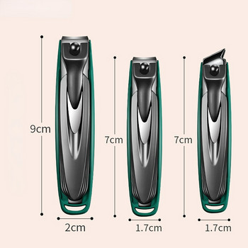 Цветни ножици за нокти против пръски ножици за нокти с подвижен дизайн ножици за нокти от неръждаема стомана Инструмент за маникюр за нокти