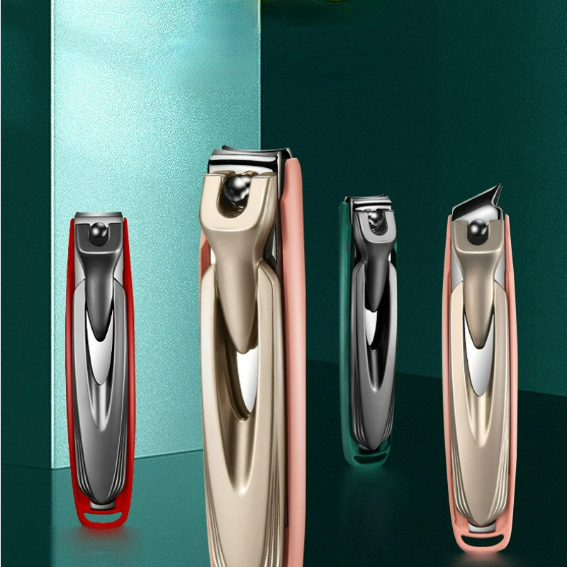 Šarene škare za nokte Rezač za nokte protiv prskanja Odvojivi dizajn škare za nokte Alat za manikuru noktiju od nehrđajućeg čelika