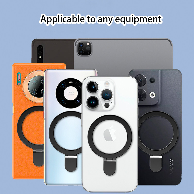 Držač za prsten za mobilni telefon, držač za prste, postolje, kompatibilan s iPhone uređajima, bežično punjenje