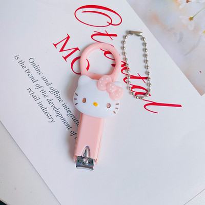 Mașină de tăiat unghii cu desene animate Kawaii Hello Kitty Melody Cinnamoroll Mașină de tăiat unghiile de la picioare Foarfece pentru unghii Cutter pentru unghii