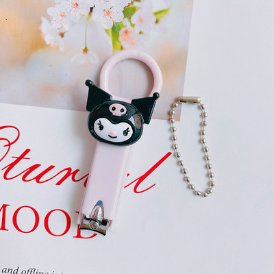 Mașină de tăiat unghii cu desene animate Kawaii Hello Kitty Melody Cinnamoroll Mașină de tăiat unghiile de la picioare Foarfece pentru unghii Cutter pentru unghii