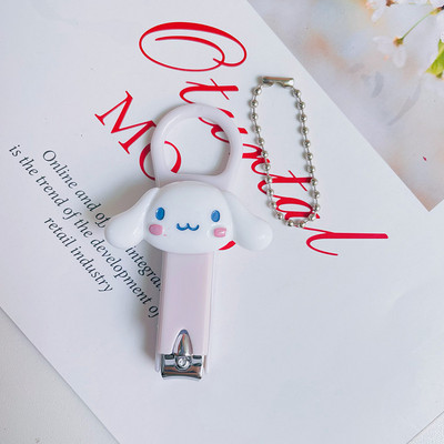 Mașină de tăiat unghii cu desene animate Kawaii Hello Kitty Melody Cinnamoroll Mașină de tăiat unghiile de la picioare Foarfece pentru unghii Cutter pentru unghii