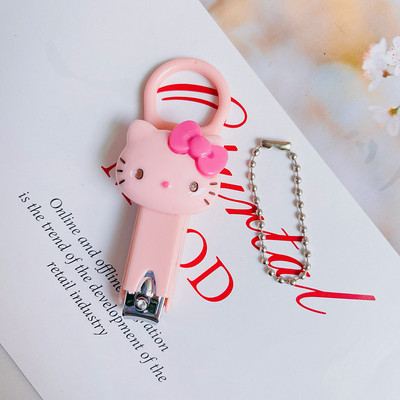 Mașină de tăiat unghii cu desene animate Kawaii Hello Kitty Melody Cinnamoroll Mașină de tăiat unghiile de la picioare Foarfece pentru unghii Cutter pentru unghii