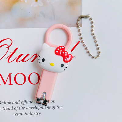 Mașină de tăiat unghii cu desene animate Kawaii Hello Kitty Melody Cinnamoroll Mașină de tăiat unghiile de la picioare Foarfece pentru unghii Cutter pentru unghii