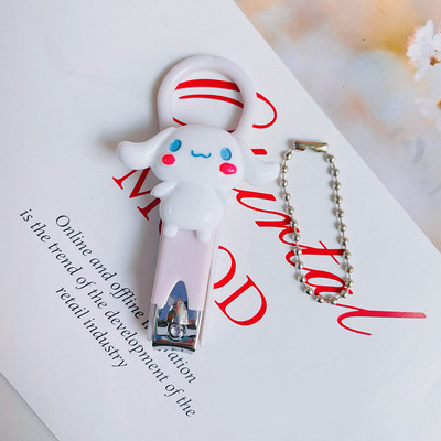 Mașină de tăiat unghii cu desene animate Kawaii Hello Kitty Melody Cinnamoroll Mașină de tăiat unghiile de la picioare Foarfece pentru unghii Cutter pentru unghii